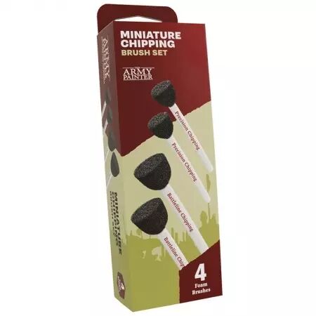 Army Painter - Pinceaux -  Miniature Chipping Brush Set