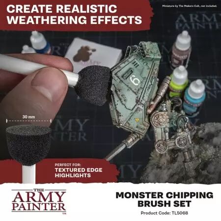 Army Painter - Pinceaux -  Monster Chipping Brush Set