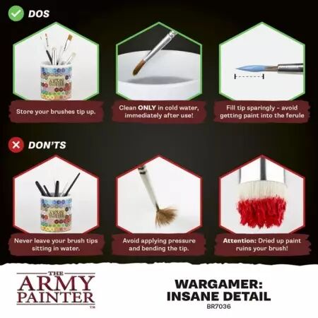 Army Painter - Pinceaux - Most Wanted Brush Set 2025
