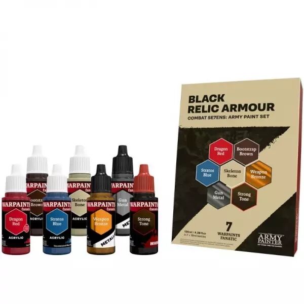 Army Painter - Warpaints Fanatic -  Combat Se7en - Black Relic Armoir