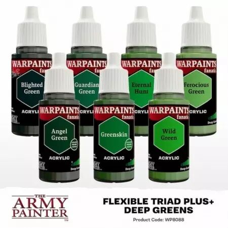 Army Painter - Warpaints Fanatic - Deep Green Flexible Triad PLUS+