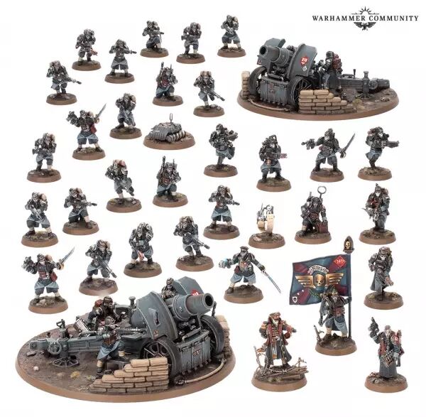 Astra Militarum - Bataillon : Peloton de Si�ge de Krieg - Warhammer 40k