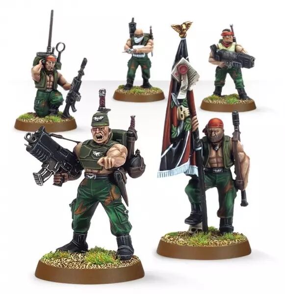 Astra Militarum: Escouade d\'�tat-Major de Catachan - Warharmmer 40k - Games Workshop