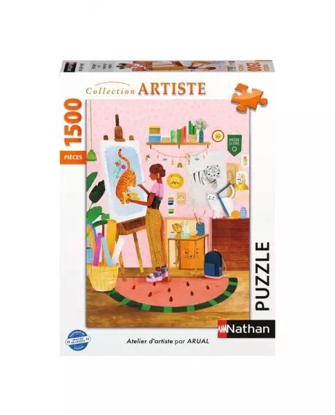 Atelier d\'artiste / Laura Lhuillier - Puzzle 1000 pi�ces - Collection Artiste - Nathan