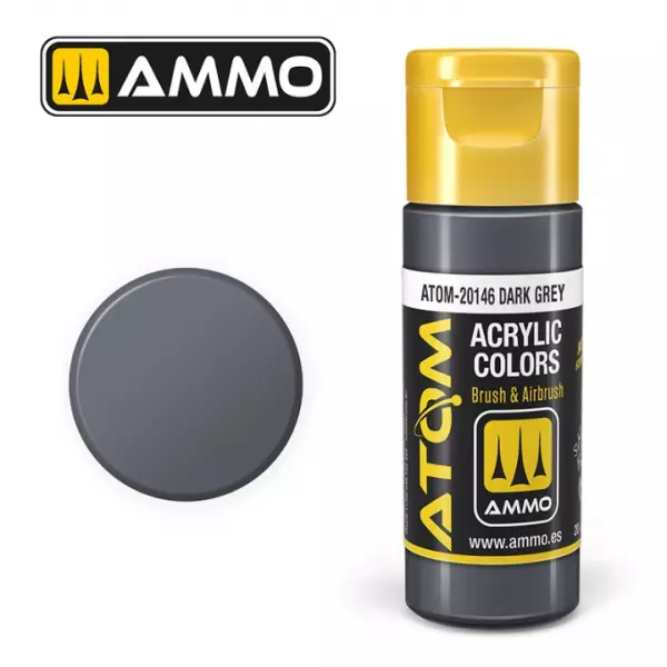 Atom Color Dark Grey  - Mig Jimenez