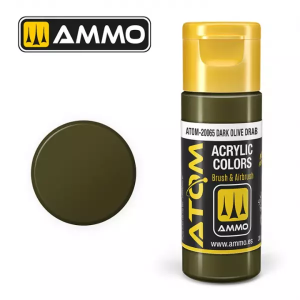 Atom Color Darl Olive Drab  - Mig Jimenez