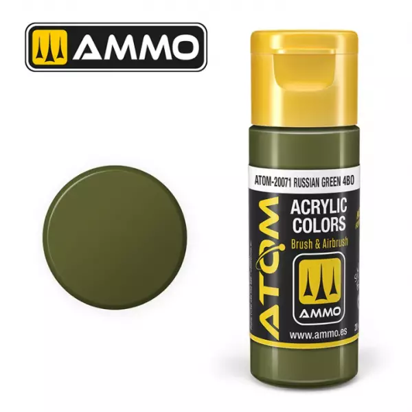 Atom Color Russian Green 4Bo  - Mig Jimenez