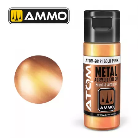 Atom Metallic Gold Pink  - Mig Jimenez