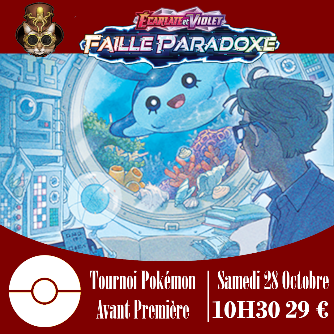 Pack 3 boosters EV04 Ecarlate et Violet Faille Paradoxe - Pokémon