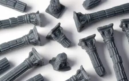 Basing Bits :  Ancient Columns - Gamers Grass