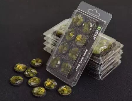  Battle Ready Bases - Highland 32mm (x8) - Gamers Grass