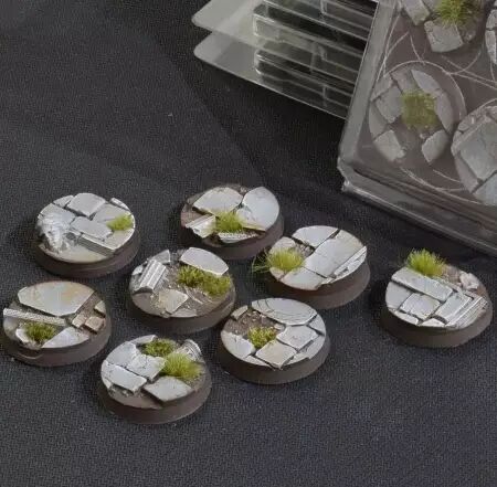  Battle Ready Bases - Temple 32mm (x8) - Gamers Grass
