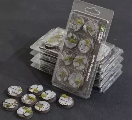  Battle Ready Bases - Temple 32mm (x8) - Gamers Grass