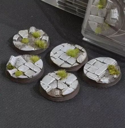  Battle Ready Bases - Temple 40mm (x5) - Gamers Grass