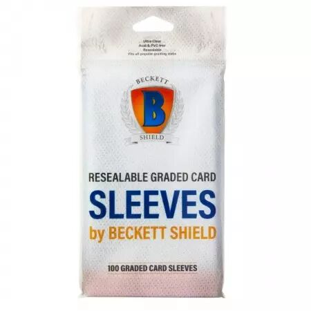 Beckett Shield - 100 protège-cartes refermables Graded