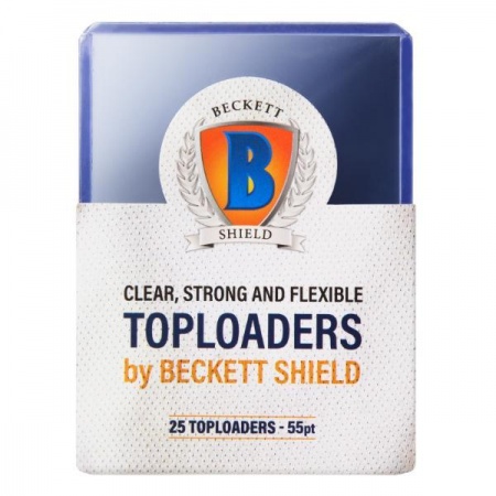 Beckett Shield : 25 toploader 55pt Regular Clear
