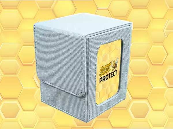 Bee Protect - DeckBox Commander Premium BLANC-GRIS
