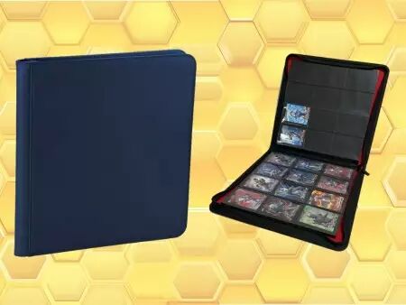 Bee Protect - Portfolio 480+ pour cartes à collectionner Bleu