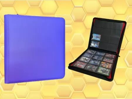 Bee Protect - Portfolio 480+ pour cartes à collectionner Violet