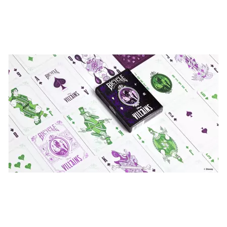 Bicycle - Disney Villains - Violet ou vert