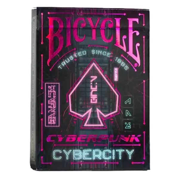 Bicycle Creatives - Cyberpunk Cyber City (Jeu de 54 cartes)