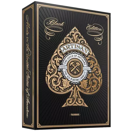 Bicycle Theory 11 - Artisan Black Series (Jeu de 54 cartes)