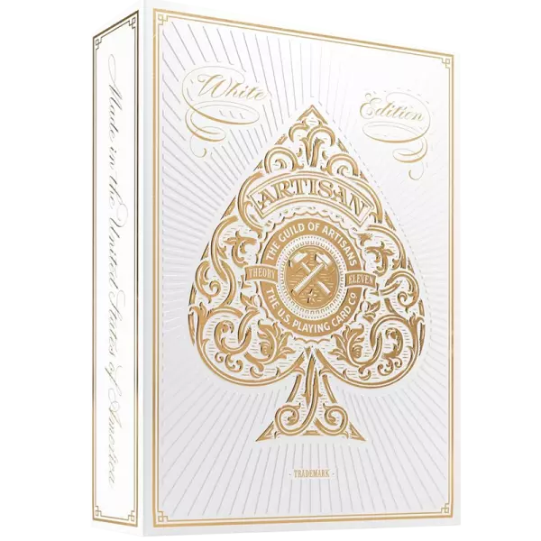 Bicycle Theory 11 - Artisan White Edition (Jeu de 54 cartes)