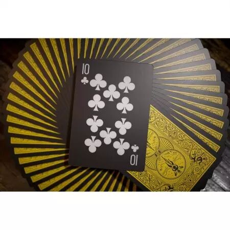 Bicycle Theory 11 - Reverse Jaune Et Noir (Jeu de 54 cartes)