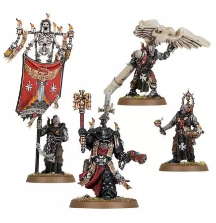 Black Templars : Chapelain Grimaldus Et Sa Suite (Grimaldus and Ritinue) - Warhammer 40k - Games Workshop