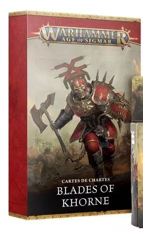 Blades of Khorne : Cartes De Chartes (Fran�ais) - Warhammer Age of Sigmar