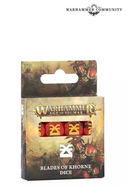 Blades of Khorne : Set de d�s - Warhammer Age of Sigmar
