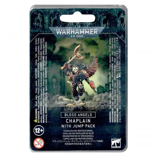 Blood Angels : Chapelain Avec R�acteur Dorsal - Warhammer 40k - Games Workshop