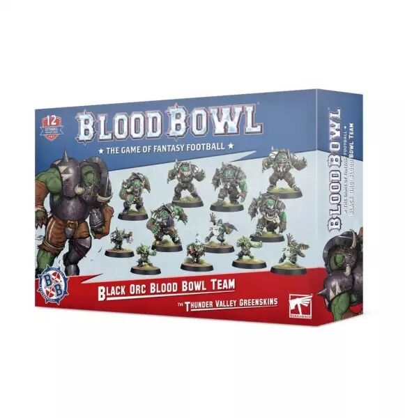 Blood Bowl - �quipe d\'Orques Noirs pour Blood Bowl: les Thunder Valley Greenskins - Blood Bowl Team - Games Workshop