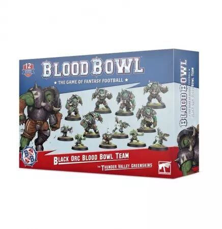 Blood Bowl - Équipe d\'Orques Noirs pour Blood Bowl: les Thunder Valley Greenskins - Blood Bowl Team - Games Workshop