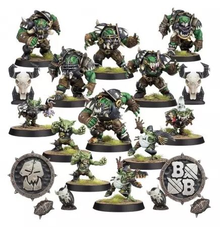 Blood Bowl - Équipe d\'Orques Noirs pour Blood Bowl: les Thunder Valley Greenskins - Blood Bowl Team - Games Workshop