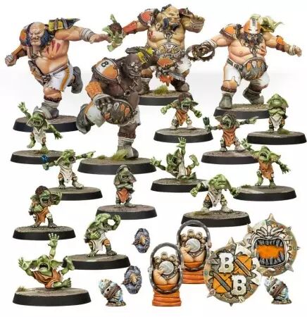 Blood Bowl - Équipe de Blood Bowl d\'Ogres: Fire Mountain Gut Busters- Blood Bowl Team - Games Workshop