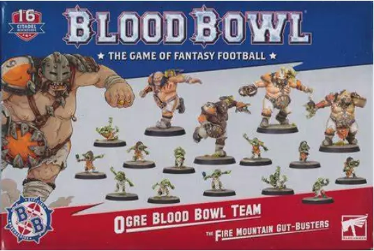 Blood Bowl - �quipe de Blood Bowl d\'Ogres: Fire Mountain Gut Busters- Blood Bowl Team - Games Workshop