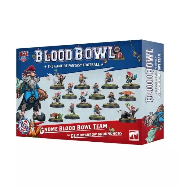 Blood Bowl: �quipe de Gnomes pour Blood Bowl: les Glimdwarrow Groundhogs - Games Workshop