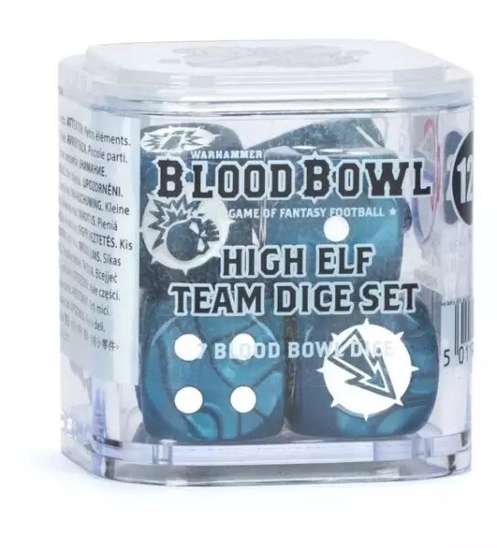 Blood Bowl: Set de d�s Hauts Elfes  - Warhammer - Games Workshop