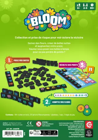 Bloom - Wolfgang Kramer - Game Factory