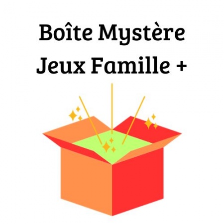 Boîtes Mystères - Jeux Famille + - 2 versions 
