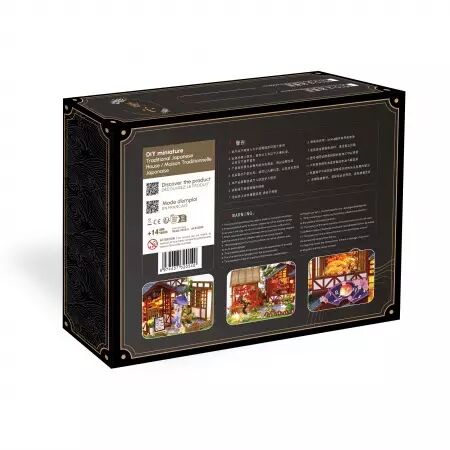 Book Nook - Maison traditionnelle Japonaise (34 x 26 x 25 cm) 