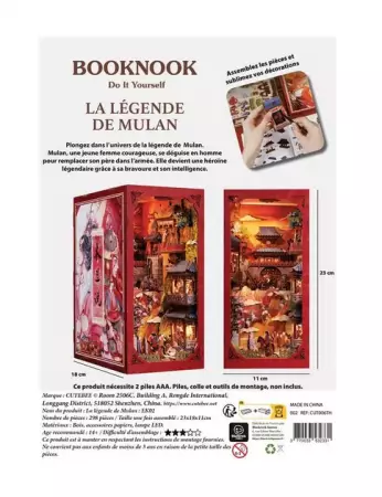 Booknook - La Légende de Mulan - Difficulté 3 - 298 pièces 