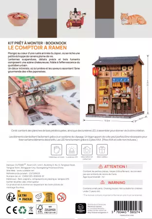 Booknook - Le Comptoir &agrave; Ramen - Difficult&eacute; 3 - 240 pi&egrave;ces