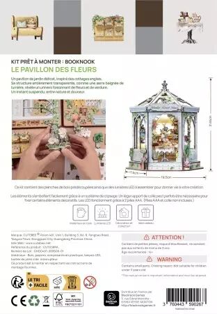 Booknook - Le Pavillon des Fleurs - Difficult&eacute; 3 - 235 pi&egrave;ces 