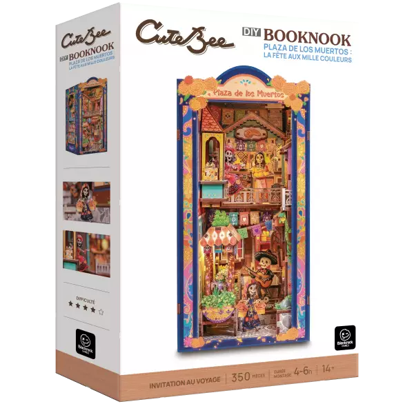 Booknook - Plaza de los Muertos : La fete aux mille couleurs - Difficult� 4 - 350 pi�ces 