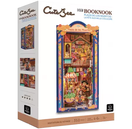 Booknook - Plaza de los Muertos : La fete aux mille couleurs - Difficult&eacute; 4 - 350 pi&egrave;ces 