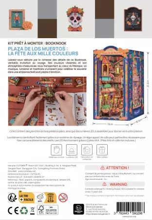 Booknook - Plaza de los Muertos : La fete aux mille couleurs - Difficult&eacute; 4 - 350 pi&egrave;ces 