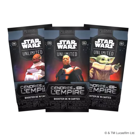 Booster Fran&ccedil;ais - Cendres de l\'Empire - Star Wars Unlimited
