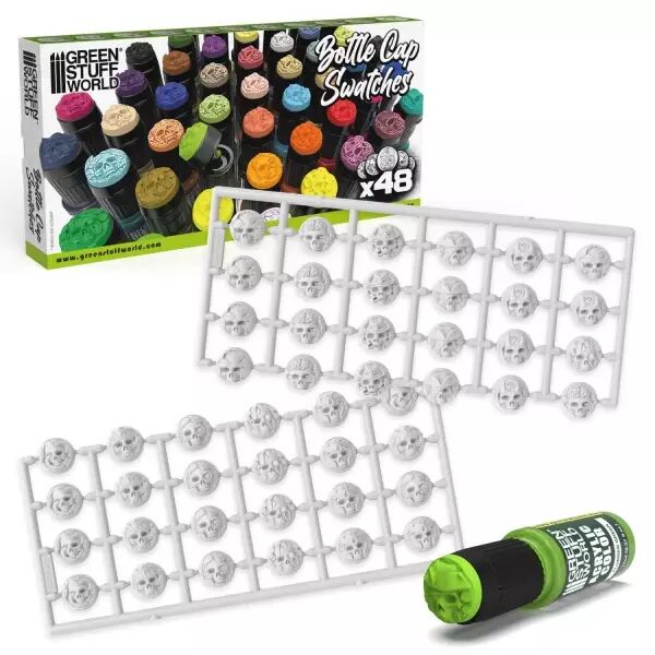 Bouchons Nuancier pour Peintures - Blanc - Green Stuff World